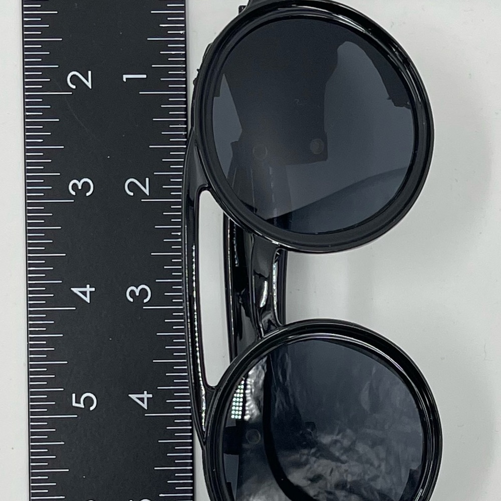 Technigadgets Steampunk Retro Sunglasses with Zipper Hard Case New NWOT - Picture 8 of 11